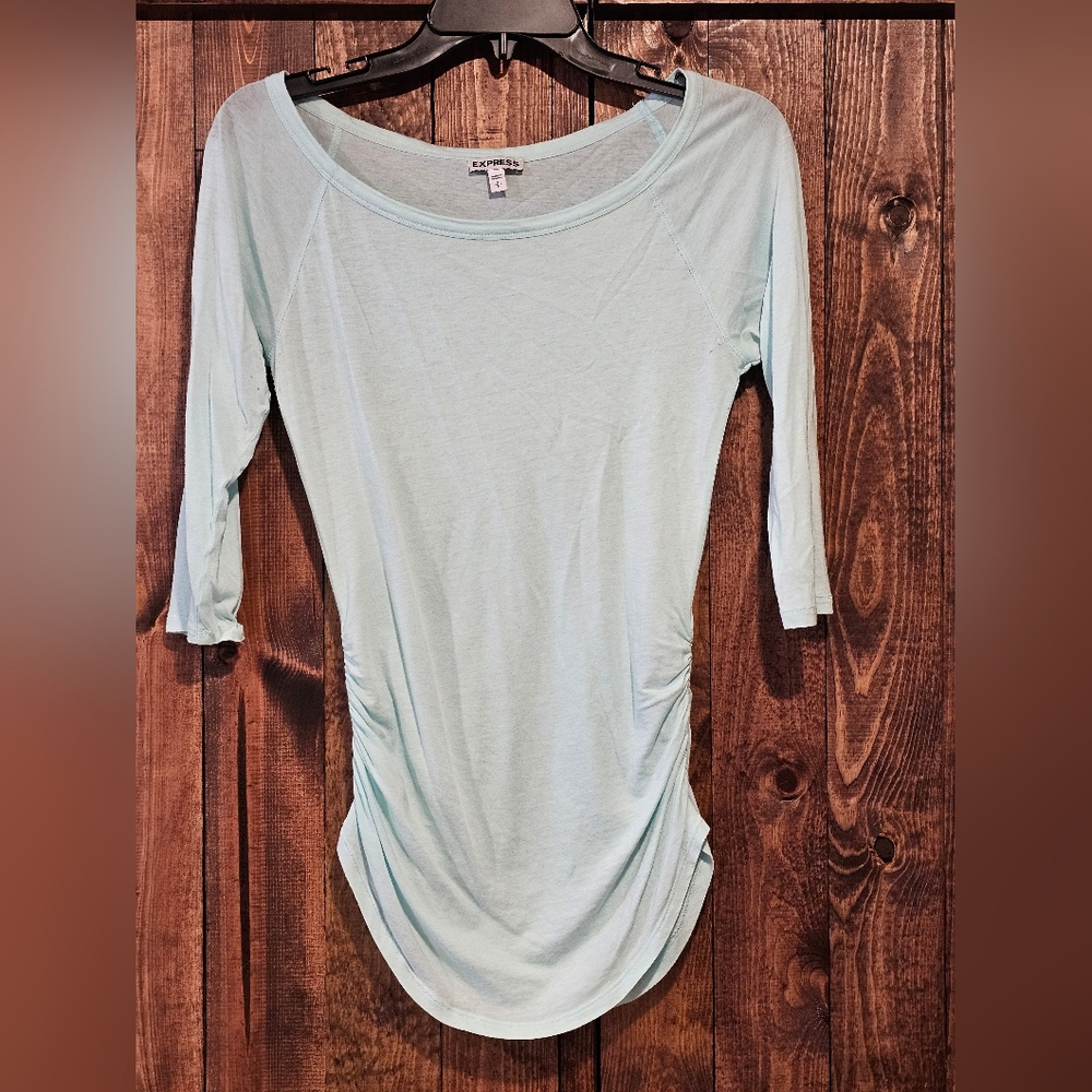Express Light Blue Women's Top